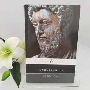 Marcus Aurelius' Meditations Translated Into English Language, Essential Philosophy Book for Self-Improvement & Wisdom Insights
