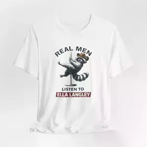 Real Men Listen To Ella T-Shirt, Vintage Jazz Music Graphic Tee, Retro Music Lover Shirt, Classic Jazz Fan Tee for Men Women