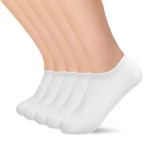 Bamboo No Show Sock Women Thin Low Cut Socks Odor Resistant Breathable Sock 5 Pair