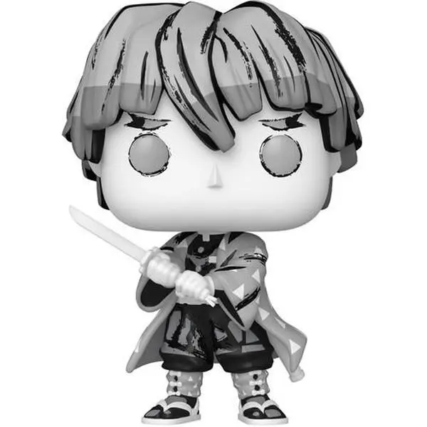 Funko POP! Anime: Demon Slayer - Zenitsu Agatsuma (Sumi-Ink) New Collectible Vinyl Action Figure, Bobblehead, Collectible Items, TV/Movie Character Figurine