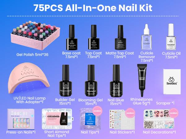 [Exclusive to TTS]Beetles DEALS BOX Gel Nail Polish Gifts for Women Girls 【Upgraded Components】