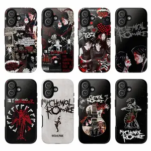 8 Styles MCR 2000s Rock Band Style Phone Case, MCR Tour 2026 Era Phonecase, Compatible with iPhone 17 16 15 14 13 12 11 X XR & Samsung S22 S23 S24 S25, Gift for Fans, Trending 26 E