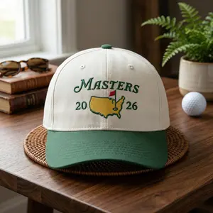 Vintage Golf Embroidered Hat, Classic Golf Lover Cap, Retro Golf Style Hat, Golf Gift for Men, Adjustable Cotton Cap, Casual Outdoor Baseball Cap