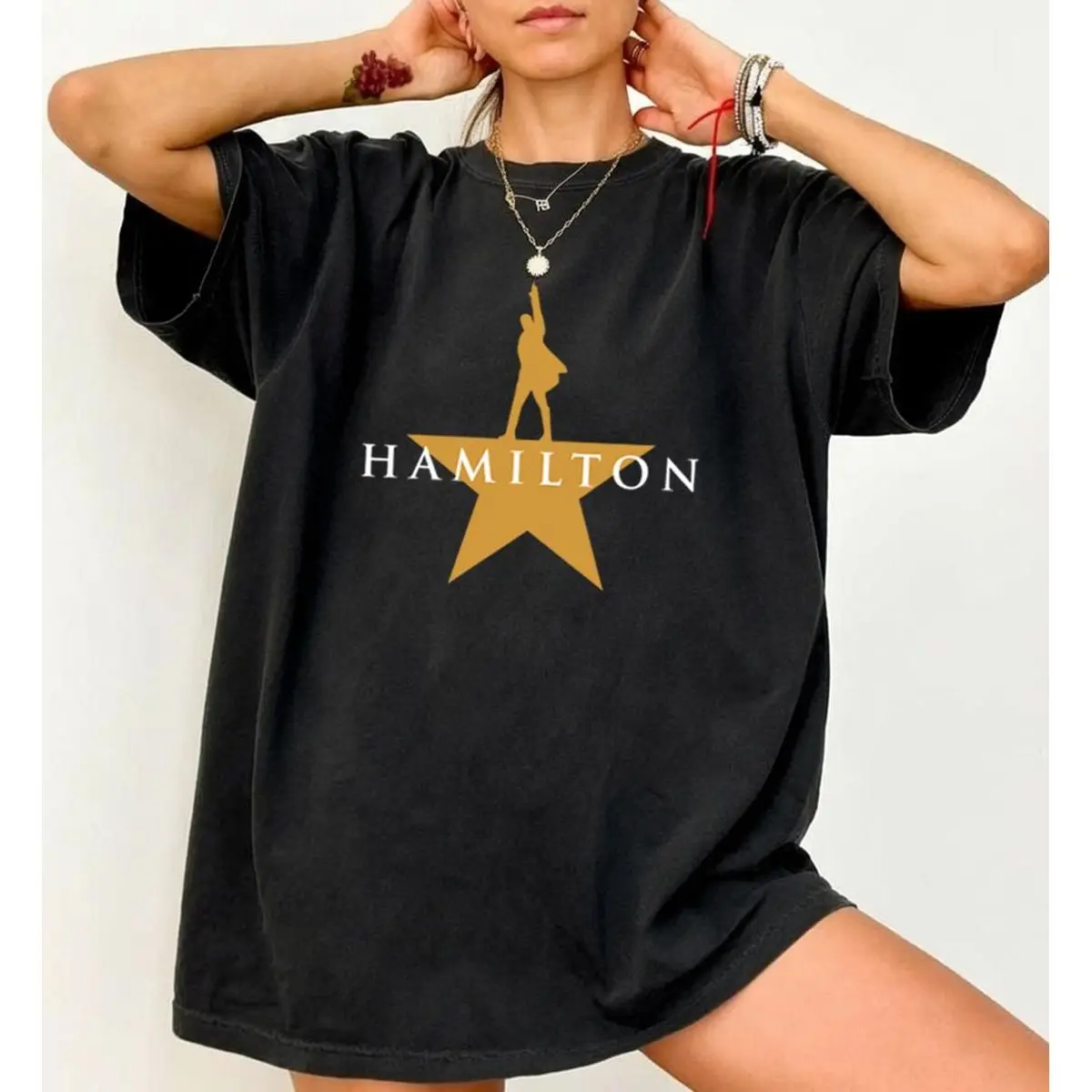Comfort Colors Alexander Hamilton Shirt, Vintage American History Musical Graphic Tee, Unisex Crew Neck Top, Casual Clothing