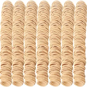 Rubber Bands Size #10 Beige 760 count Approximately 0.42 lb 1 inch Light Brown #10 Elastic Rubber Bands for Office Supplies