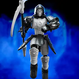 Skeleton Joint Abs Action Figure Set with Scythe, Versatile Tactical Weapon Options, Durable Interchangeable Accessories, DIY Mannequin, Perfect Gift for Kids and Adults, Action Figurine