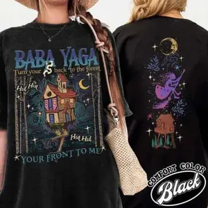 Baba Yaga Hut, Baba Yaga Comfort Color Shirt, I Still Read Fairy Tales, Warm Slavic Folklore Graphic Shirt for Witches, Baba Yaga House Shirt, Fairy Tale Shirt