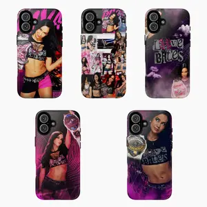 AJ Lee Phone Case Return Match Win at Wrestlepalooza 2025 with CM Punk vs Lynch & Rollins, Black Widow Submission Highlight – Comeback Champion Case Cover For iPhone and Samsung Galaxy Gift For Fans