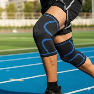 High-Elastic Compression Knee Brace for Injury Recovery & Support | Breathable, Non-Slip, Adjustable Straps | Ideal for Running, Hiking, Basketball & Outdoor Sports | Essential Protective Gear