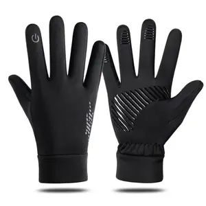 Winter Gloves for Youth - Touch Screen Compatible, Warm Flannel Lined, No-Slip Grip, Perfect for Cycling, Running, Driving, Hiking, and More Football Gear