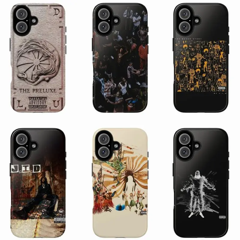 JID Album Cover Phone Case, Hip Hop Rapper Aesthetic Design Phone Case, Premium Protective Shockproof Slim Cover, Case , Gift for JID Fans GSuitable for iPhone 17-11 Pro Max/Plus and  Samsung Galaxy S23-25
