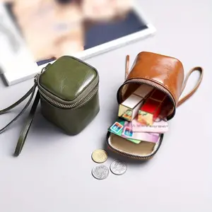 Solid Color Portable Storage Earphone Storage Case, 1 Count Coin Purse, Organizers Bag for Travel Camping & Gift for Friend, Headphone Storage