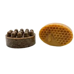 Coffee Peppermint & Honey Turmeric Artisan Soaps. 2-Piece Bundle