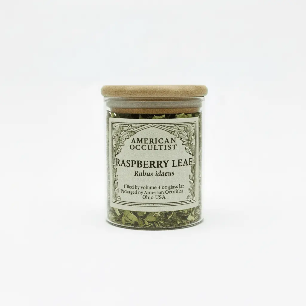 Raspberry Leaf Herb Jar