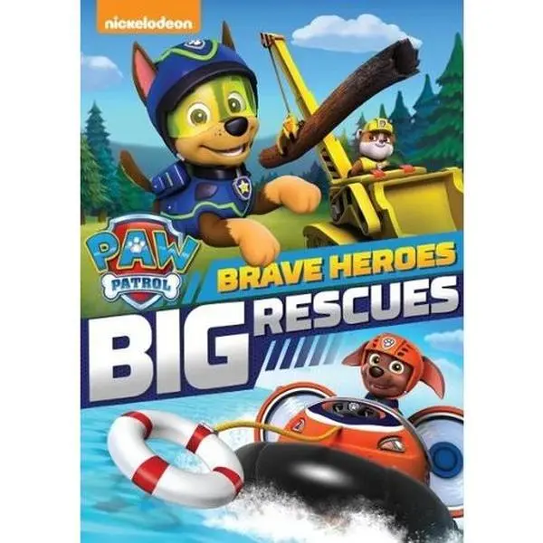 Paw Patrol: Brave Heroes, Big Rescues  [DVD Video Disc] Widescreen, Sensormatic