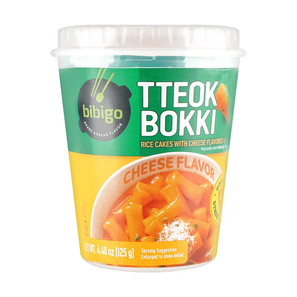 BIBIGO Tteokbokki Cup Cheese Flavor 125g