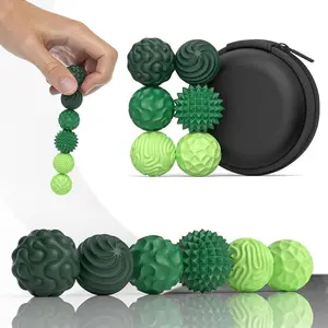 Silicone Magnetic Fidget Balls Set (6 Pack) | Soft Elastic Sensory Toy with Magnetic Suction & Tactile Design | Stress & Anxiety Relief for ADHD, Autism & Focus Training | Perfect Desk Toy for Adults & Teens – Improves Relaxation & Hand Flexibility