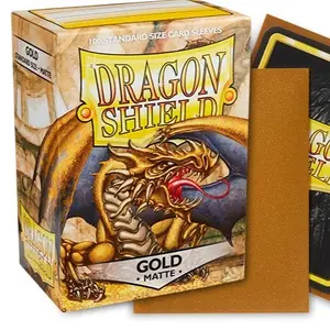 Dragon Shield Sleeve: Matte Gold