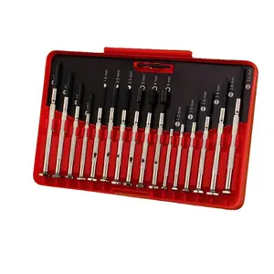 16pcs Precision Screwdriver Kit Mini Drivers for SmallElectronics Repair, Multiple Screwdriver Heads for Phone,Laptop, Watch & Glasses-Handy DlY Tool Set