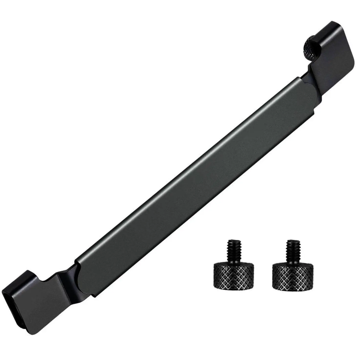 Adjustable Stainless Steel Griddle Spatula Holder - 10.2 to 6.5 Inches Length Adjust BBQ Tools, Barbecue Accessories, Grill Accessories for Outdoor Grill (Fits Blackstone, Camp Chef, Royal Gourmet, Black)