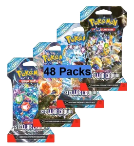48x Sleeved Packs Stellar Crown (BULK PRICING) - Ship Sealed Only