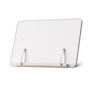 MING XIAO Desktop Book Stands, Adjustable Book Holder with Magnetic Whiteboard, Foldable Design, Suitable for Cookbook Stand & Music Stand, Includes 1 Eraser, 2 Markers & 2 Magnets, Book Lovers Gifts