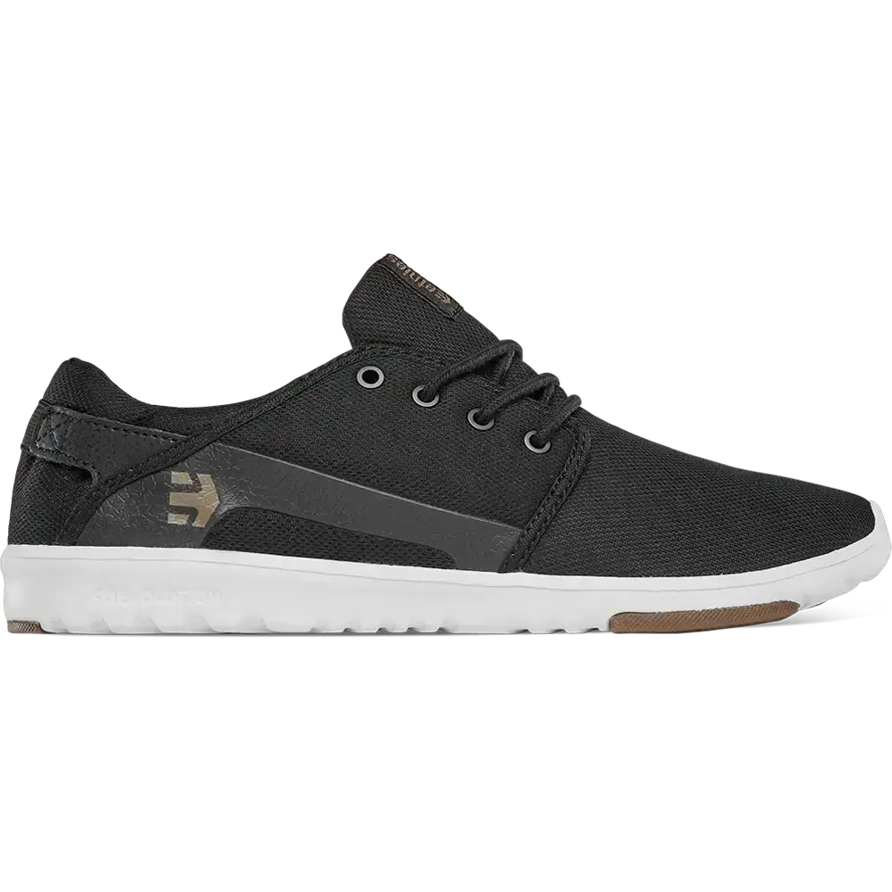 Etnies Men's Scout Black/White/Gum Shoes