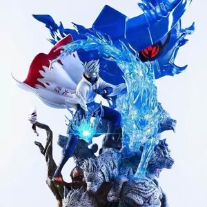 Kakashi Blue Wolf Anime Figure – Dynamic Battle Design for Fans & Collectors