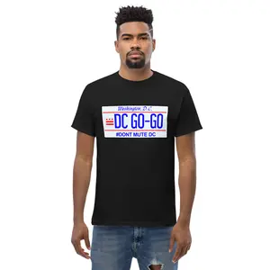 GoGo DC Tag Men's Classic T-Shirt Cotton Fabric Menswear Streetwear