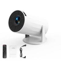Diamond-shaped wireless projector - white
