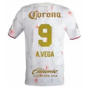Deportivo Toluca 2025-2026 Away Soccer Jersey, Alexis Vega #9 - Trendy Custom Soccer Jersey Streetwear Football Shirt for Daily Style – Retro Vibes, Bold Fit & Sporty Energy That Turns Game Day into a Fashion Moment