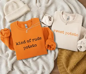 Sweet Potato Kind Of Rude Potato Sweatshirt, Matching Funny Couple Sweatshirt, Fall Season Husband Wife Gift, Humor Fall Shirt, Fall Couple