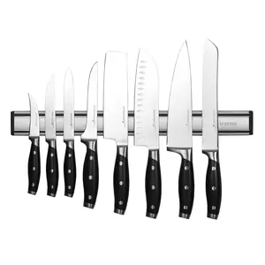 Linaroso Magnetic Knife Holder, Heavy Duty Aluminum, Can Be Hanged on Wall for Knife Storage Gift