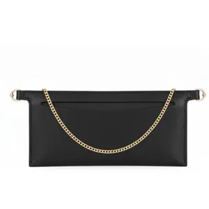 Black Wallet Insert with Chain