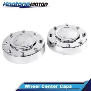 CROSSDESIGN Front Alcoa Alloy Wheel Center Caps Fit For 2011-16 DODGE RAM 3500 1-TON Dually