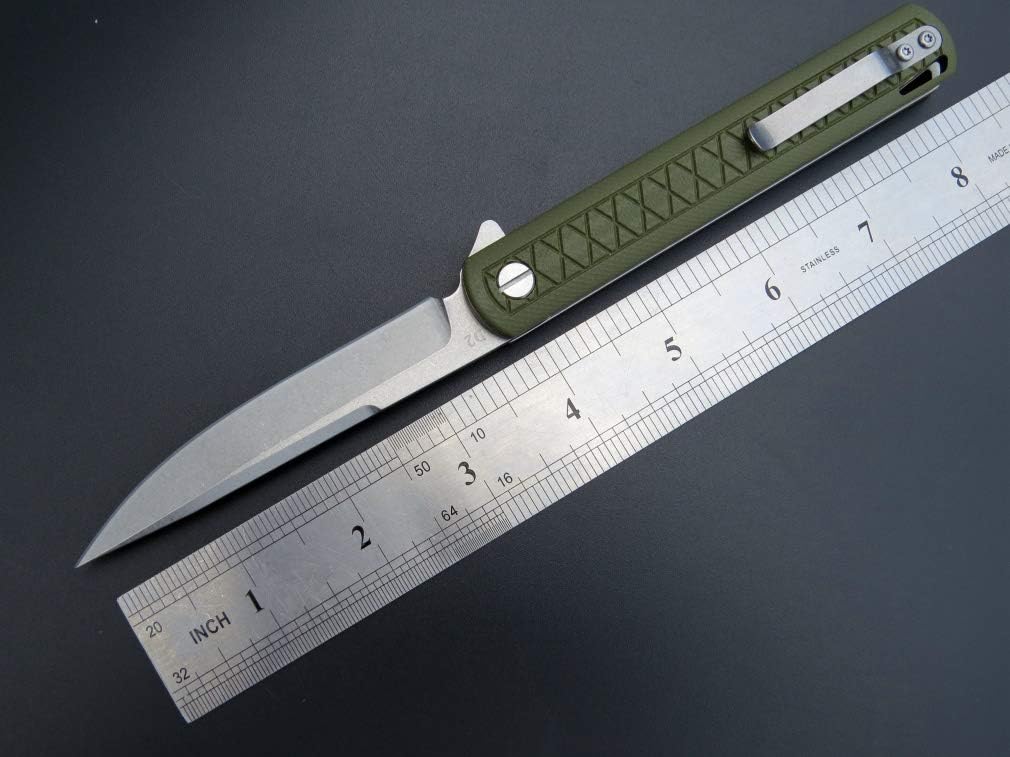 Eafengrow EF16 Folding Pocket Knife D2 Steel Blade G10 Handle Flipper EDC Outdoor Camping Utility Knife