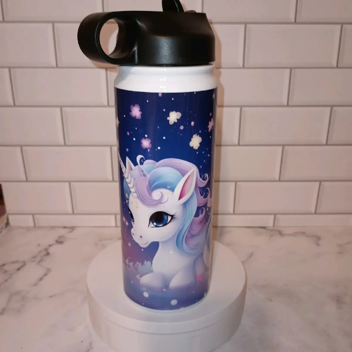 Unicorn 18 oz stainless steel water bottle