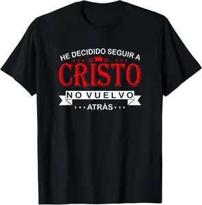 100% Cotton camisas cristianas en espanol Spanish christian shirts T-Shirt