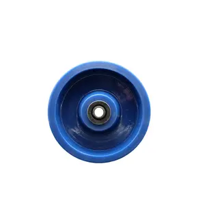 6" x 2" Solid Polyurethane Wheel Only with Roller Bearing - 1/2" Bore - 1200 lbs Capacity per Wheel  -  Service Caster Brand
