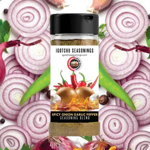 Onion Garlic Pepper, Igotchu Seasonings— Flavorful Spice Blend