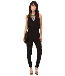 JACK BY BB DAKOTA: CORINTH BLACK SLEEVELESS JUMPSUIT