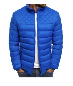 Men's Puffer Winter Solid Color