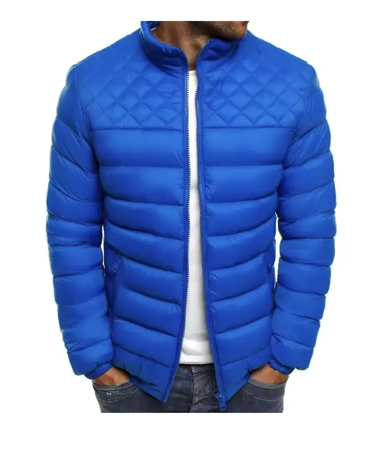 Men's Puffer Winter Solid Color