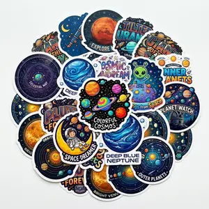 Stickers Pack 20pcs Planet Stickers - Ideal for Home Decor and DIY Crafts - Perfect for Creative Projects and Personalization