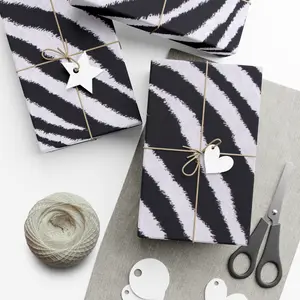 Zebra Gift Wrap Papers