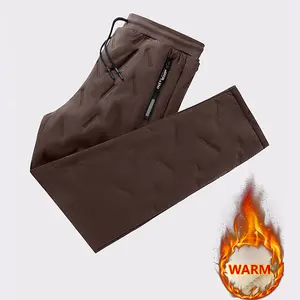Warm Men's Thermal Pockets Snowpants Ideal for  Workouts & Outdoor Activities Machine Washable Elastic Waistband with Drawstring Perfect for Extreme Cold Weather Layering Solid Color Design Regular Fit Menswear Top Plain  Black + Gray + Army Green