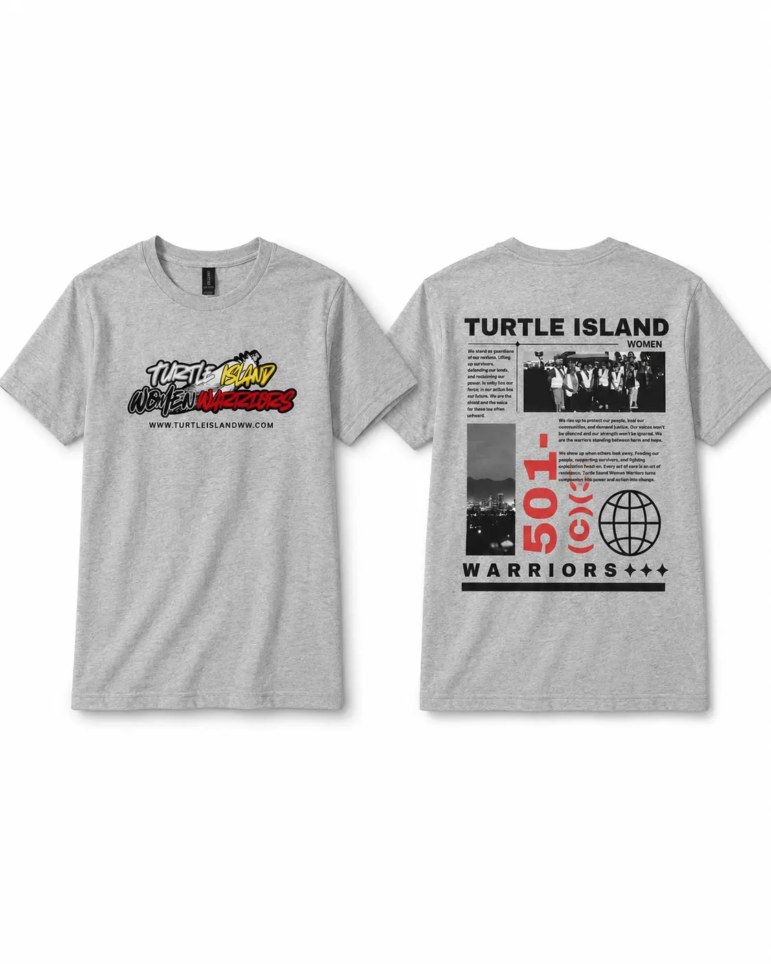 Turtle Island Women Warriors Tshirt  Crewneck
