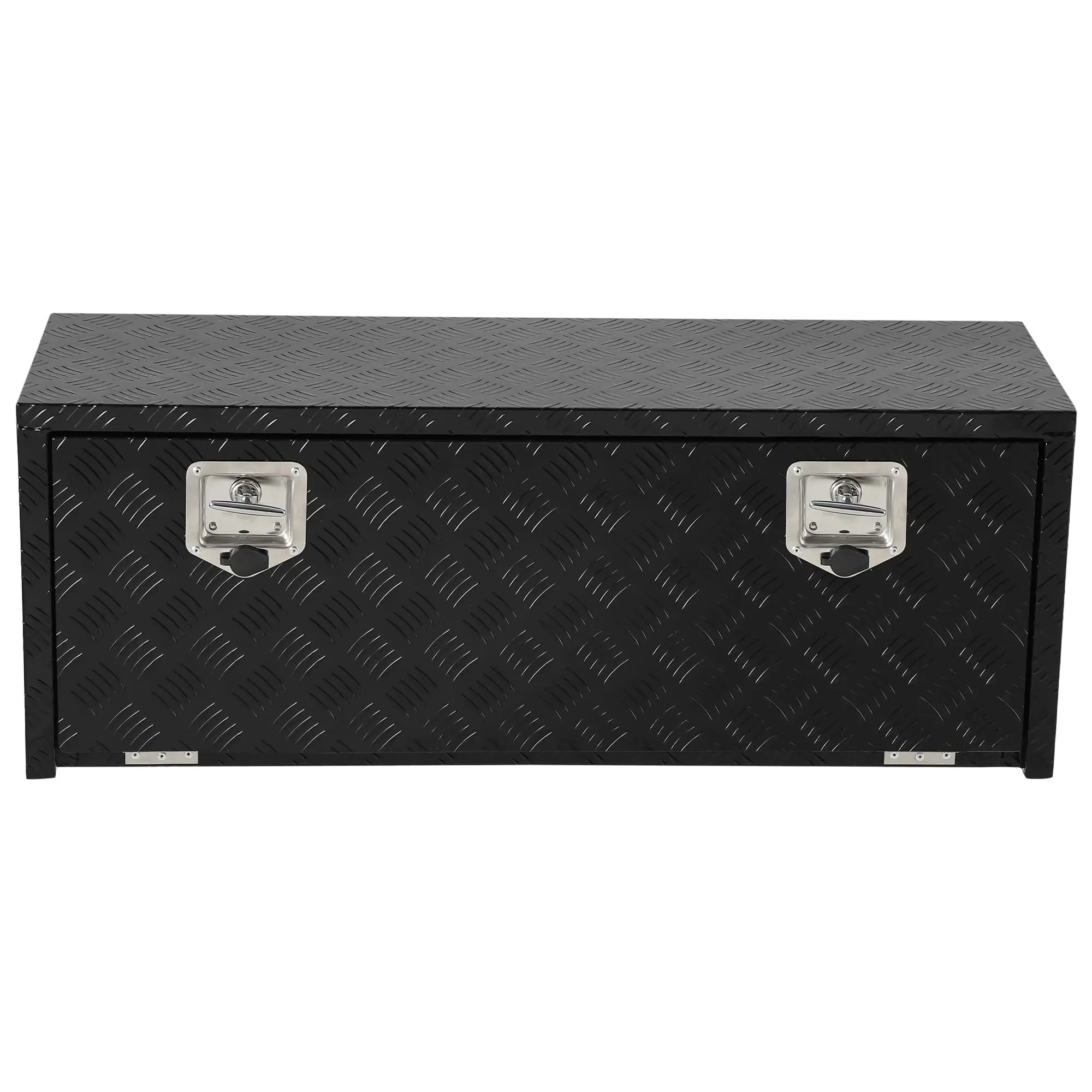 Underbody Truck Box - Heavy Duty Aluminum Underbody Storage Chest with Dual Locks, Waterproof, 18x18x36 Inch for Pickup, RV & Trailer