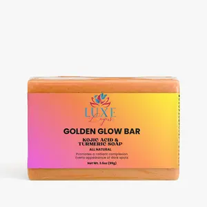GOLDEN GLOW BAR: KOJIC ACID & TUMERIC SOAP BAR
