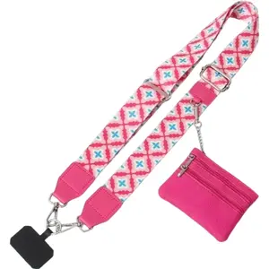 Retro Striped Mobile Phone Crossbody Strap, Multi-Functional Adjustable Design, Perfect Gift for Girlfriend, Available in 5 Colors, Wallet Phone Lanyard, Phone Accessory
